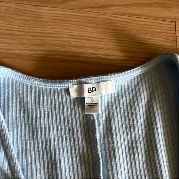 BP. Light Blue Ribbed Mini Dress Small - Picture 2 of 7